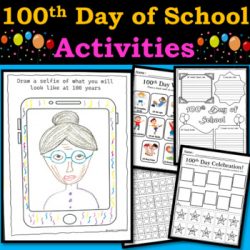 100th Day Of School Activities, 100 Days of School Celebrations - 6 Activities